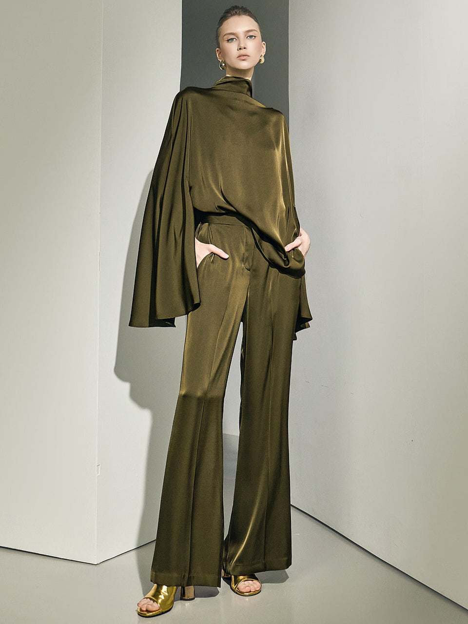 TP9164 Blouse and Slacks Set