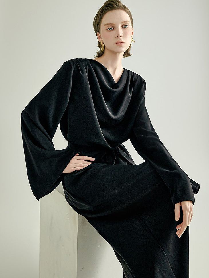 B3250 Drape Strap Blouse