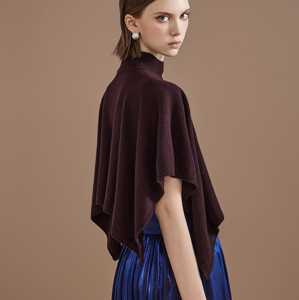 E3292 Unbalance Cape Knit