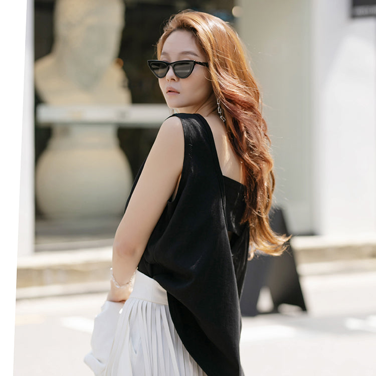 E2445 バックスリットノースリーブ