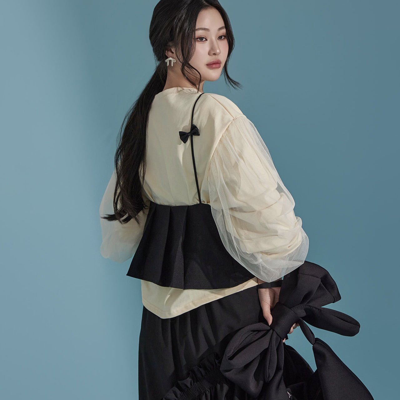 E3363 Ribbon bustier