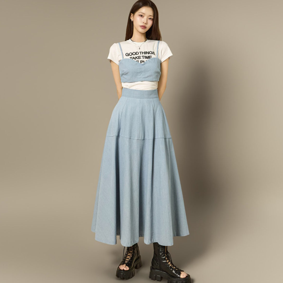 TP2470 トップス&スカートセット