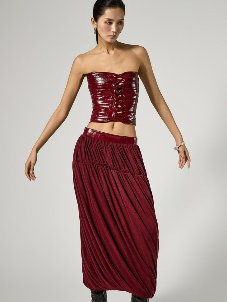 TP2340 Top and Skirt Set