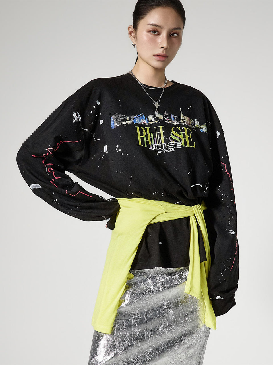 E4150 Hand-Painted Lettering Top