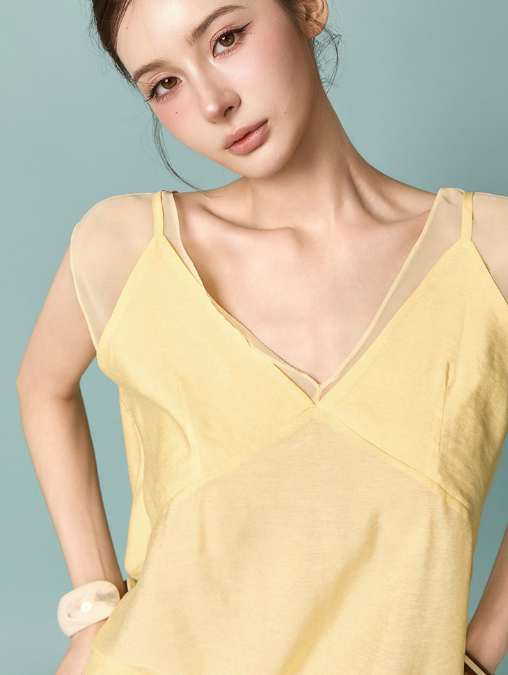 E4326 Layered Sleeveless Top