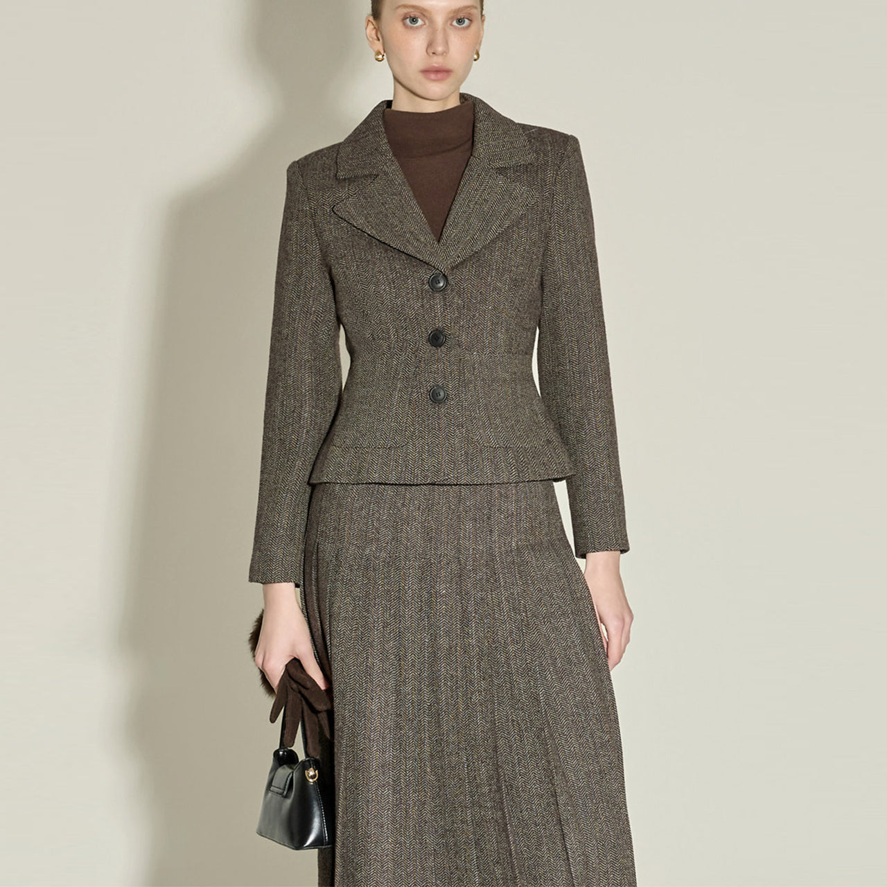 J1679 Herringbone Jacket