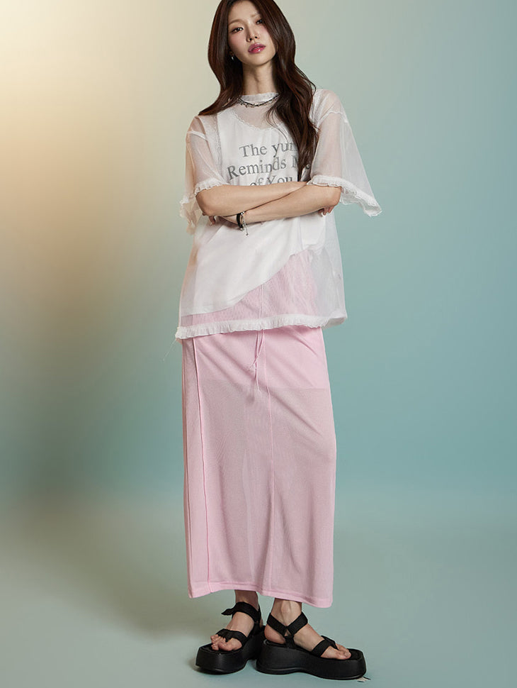 SK3018 Mesh Skirt