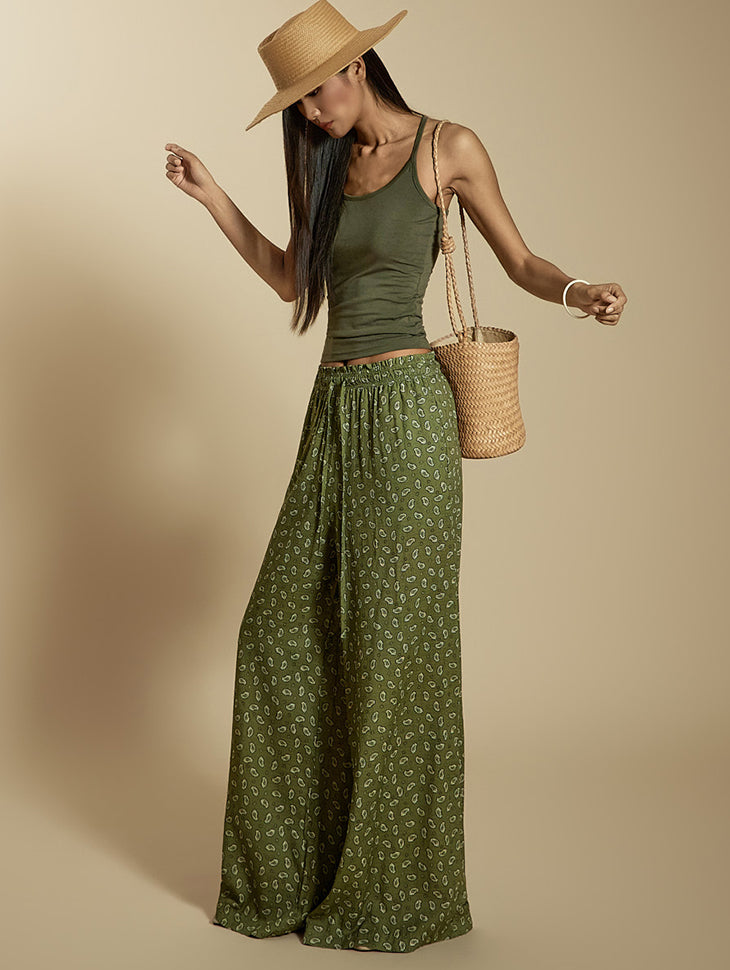 P3603 Paisley Designed Pants