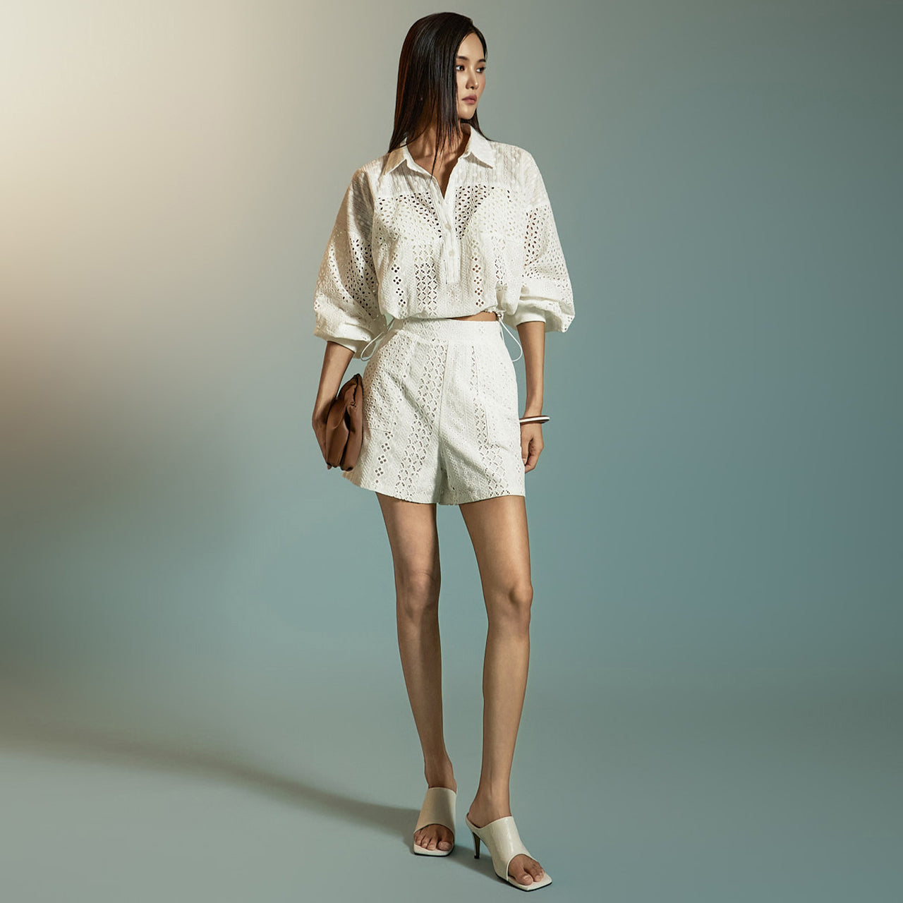 P3606 アイレットレースショートパンツ