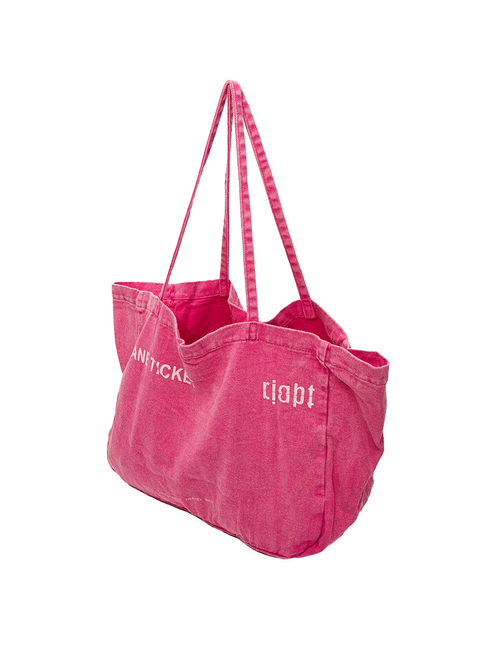 A-1703 Denim Big Shoulder Bag