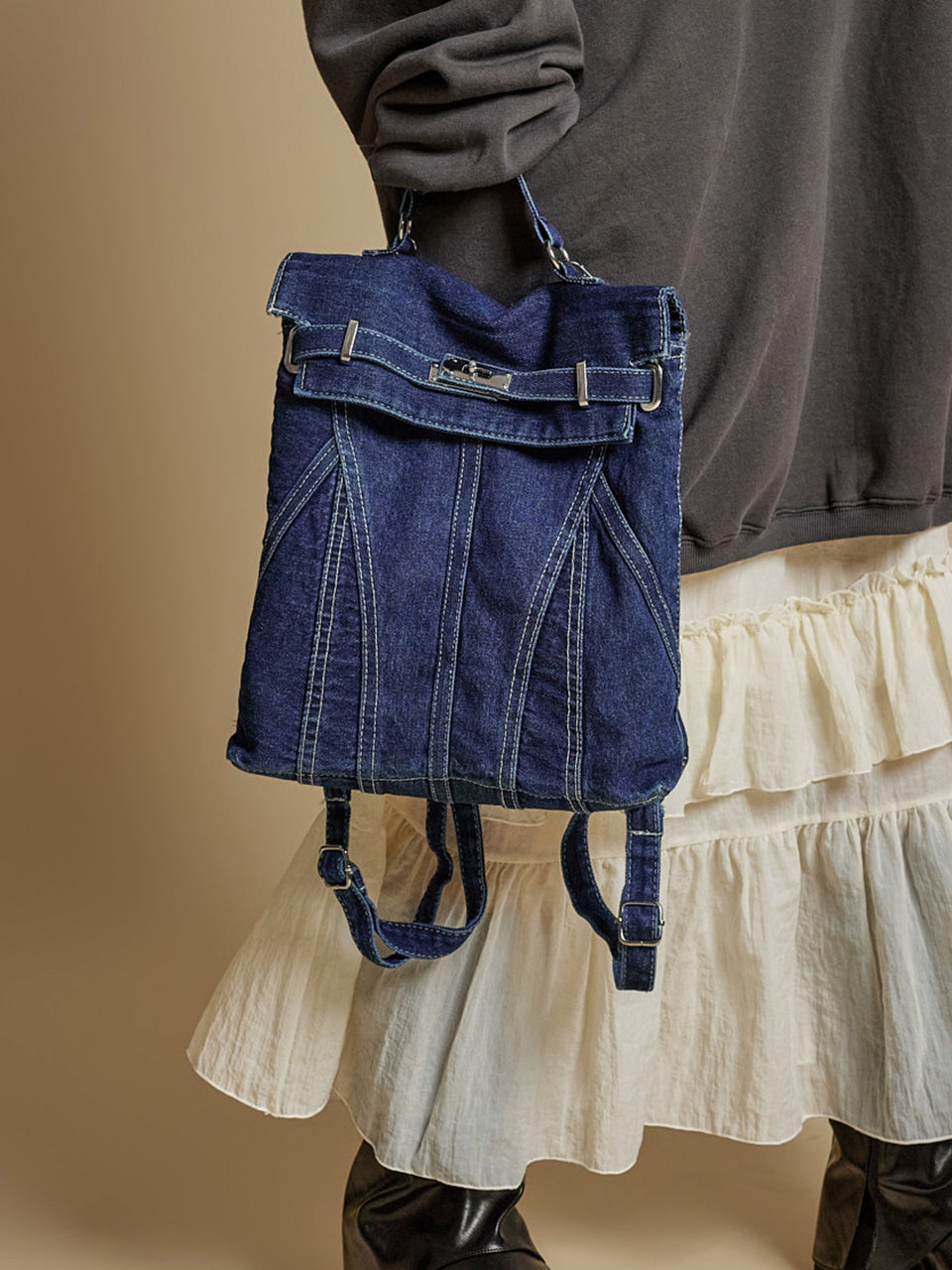 A-1750 Denim Washing Backpack