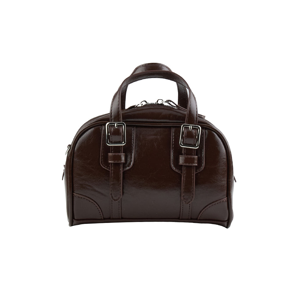 A-1767 Buckle Round Handle Bag