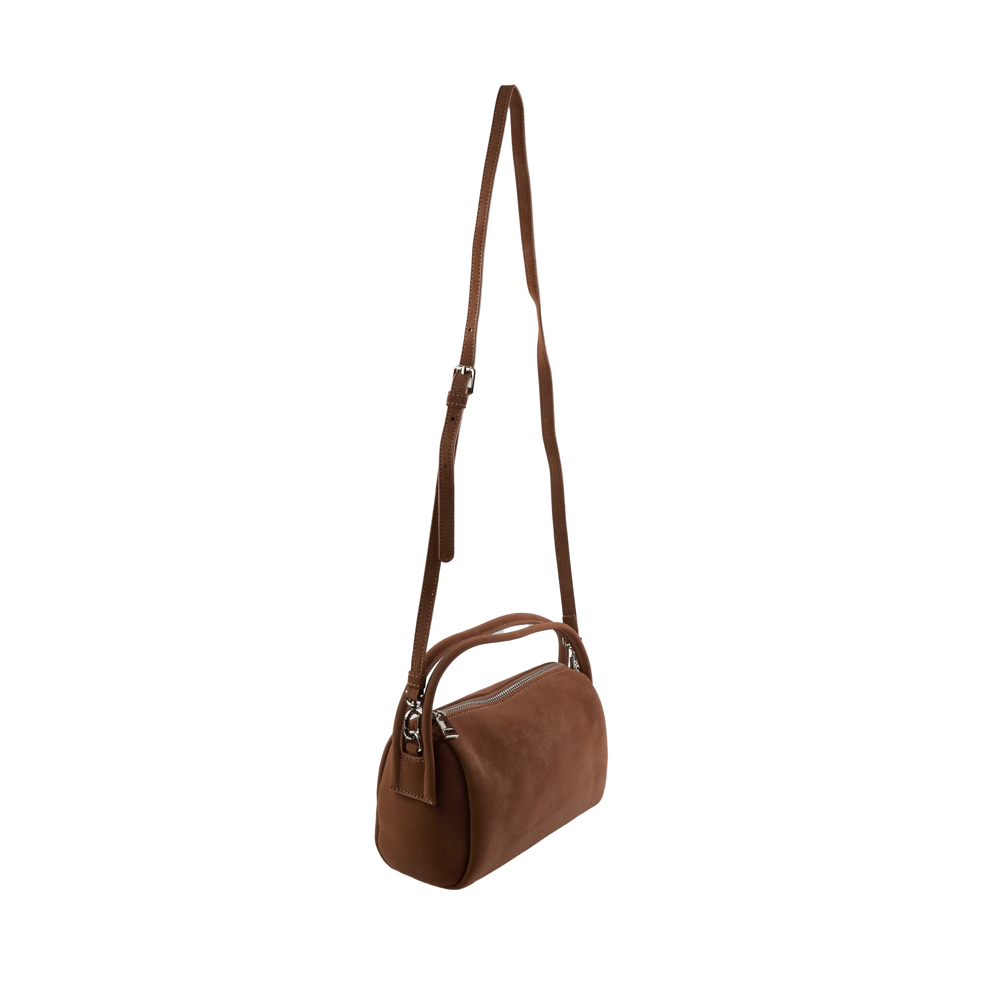 A-1792 Soft Suede Baguette Bag