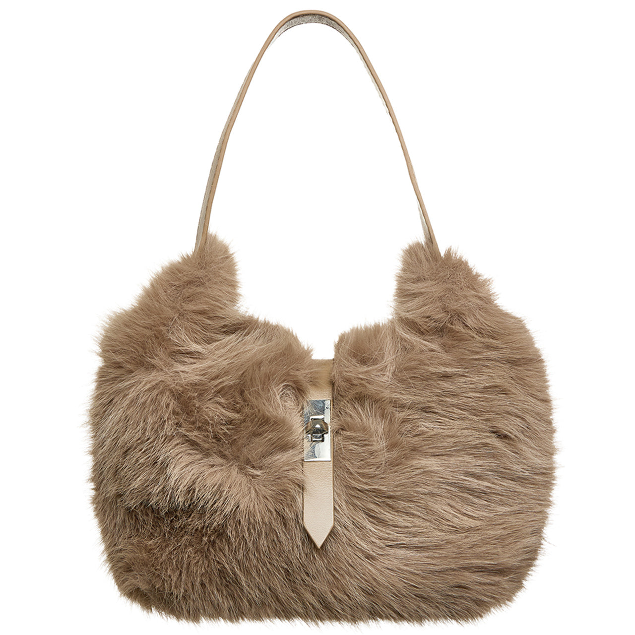 A-1824 Fur Hobo Bag