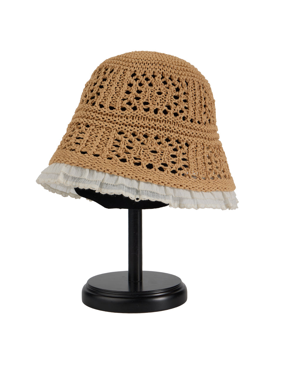 AC-834 Knit Lace Bucket Hat