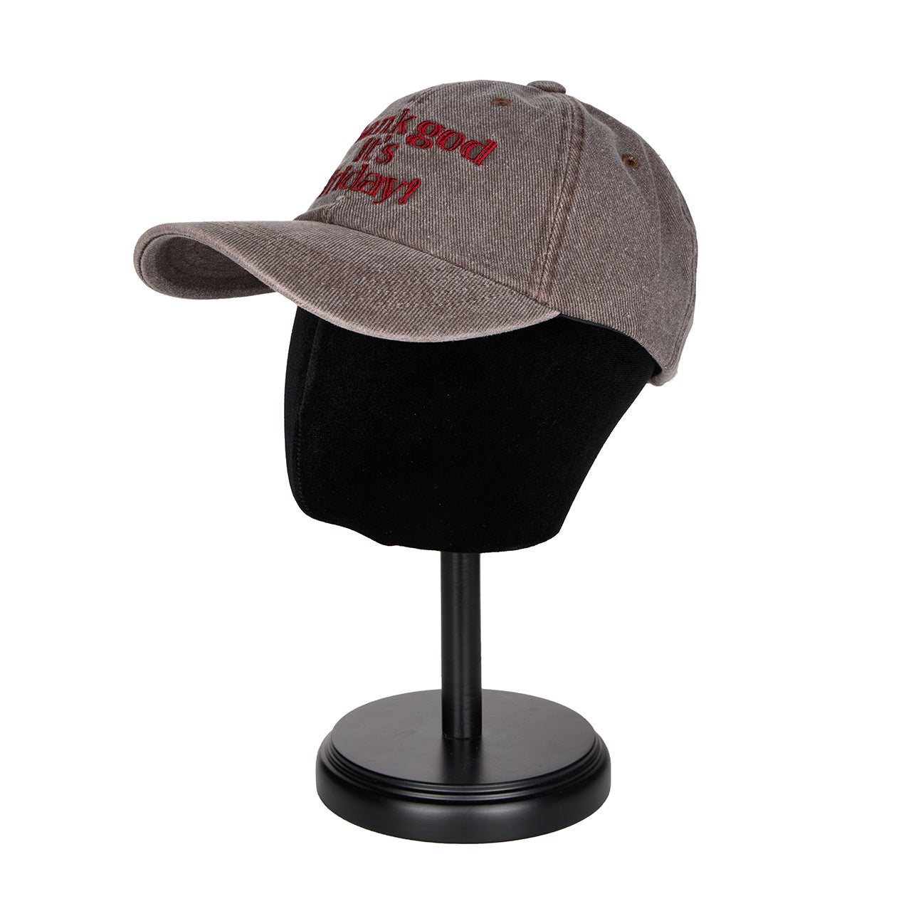 AC-845 Denim Lettering Ball Cap