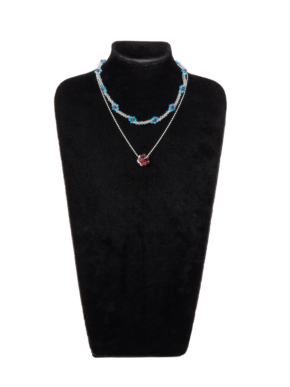 AJ-6347 Necklace (2SET) (Silver 925)