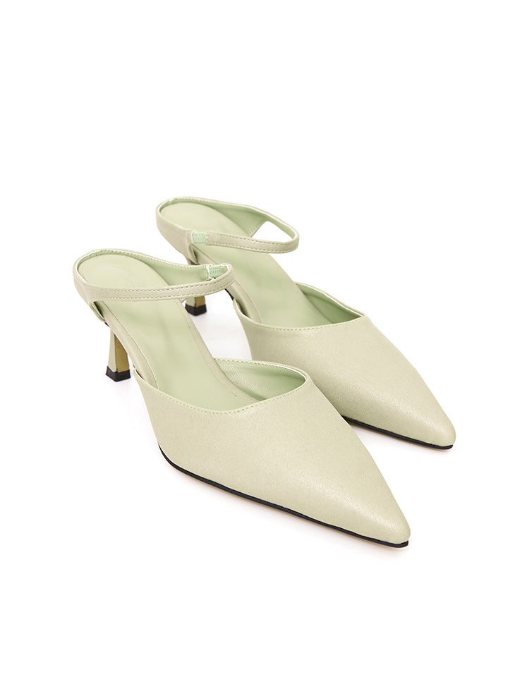 AR-3239 サテンストラップ ミドルヒルミュール