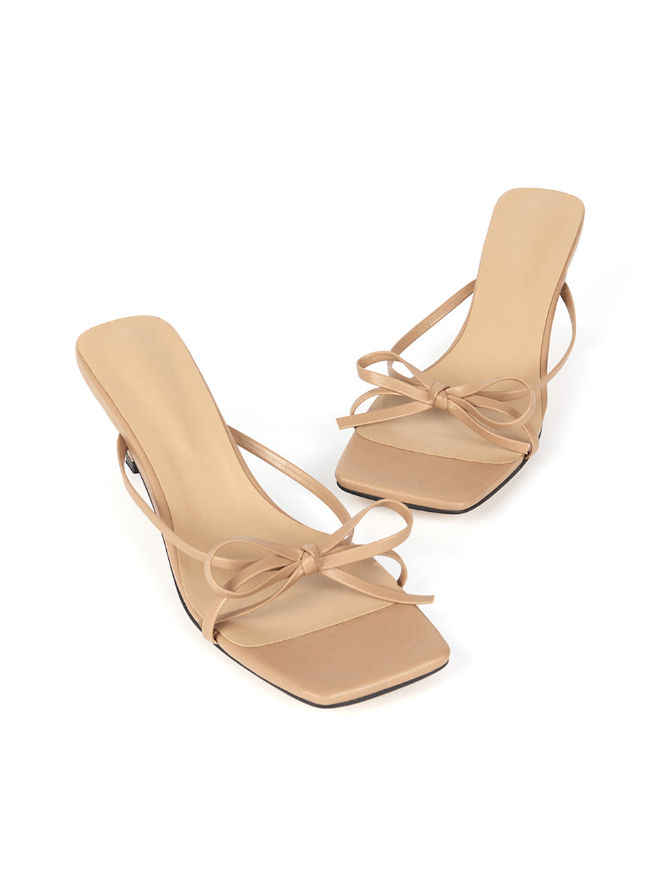 AR-3296 Ribbon Heeled Mules