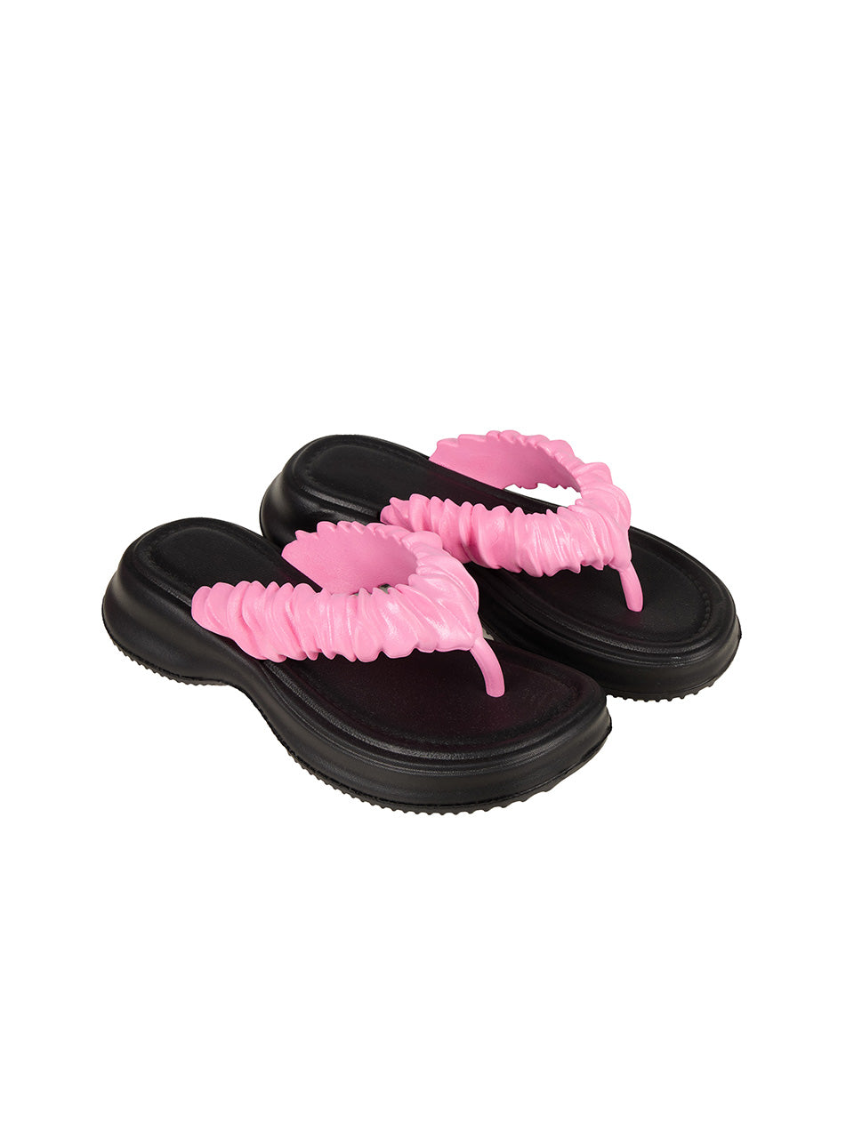AR-3424 Frill Flip-Flop Slippers