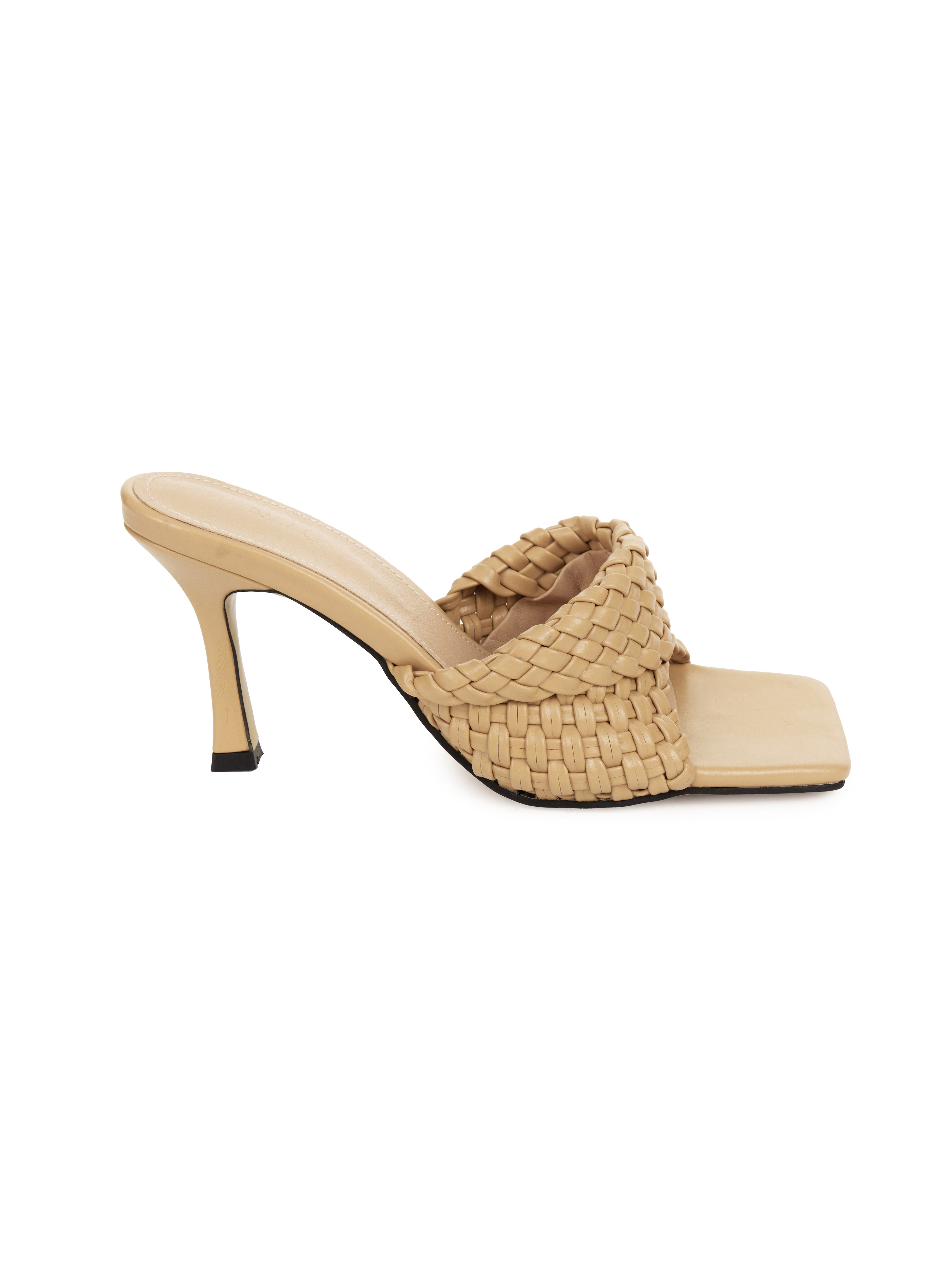 AR-3458 ストラップハイヒールミュール