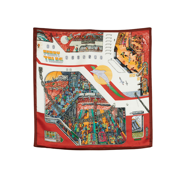 AS-1667 柄スカーフ