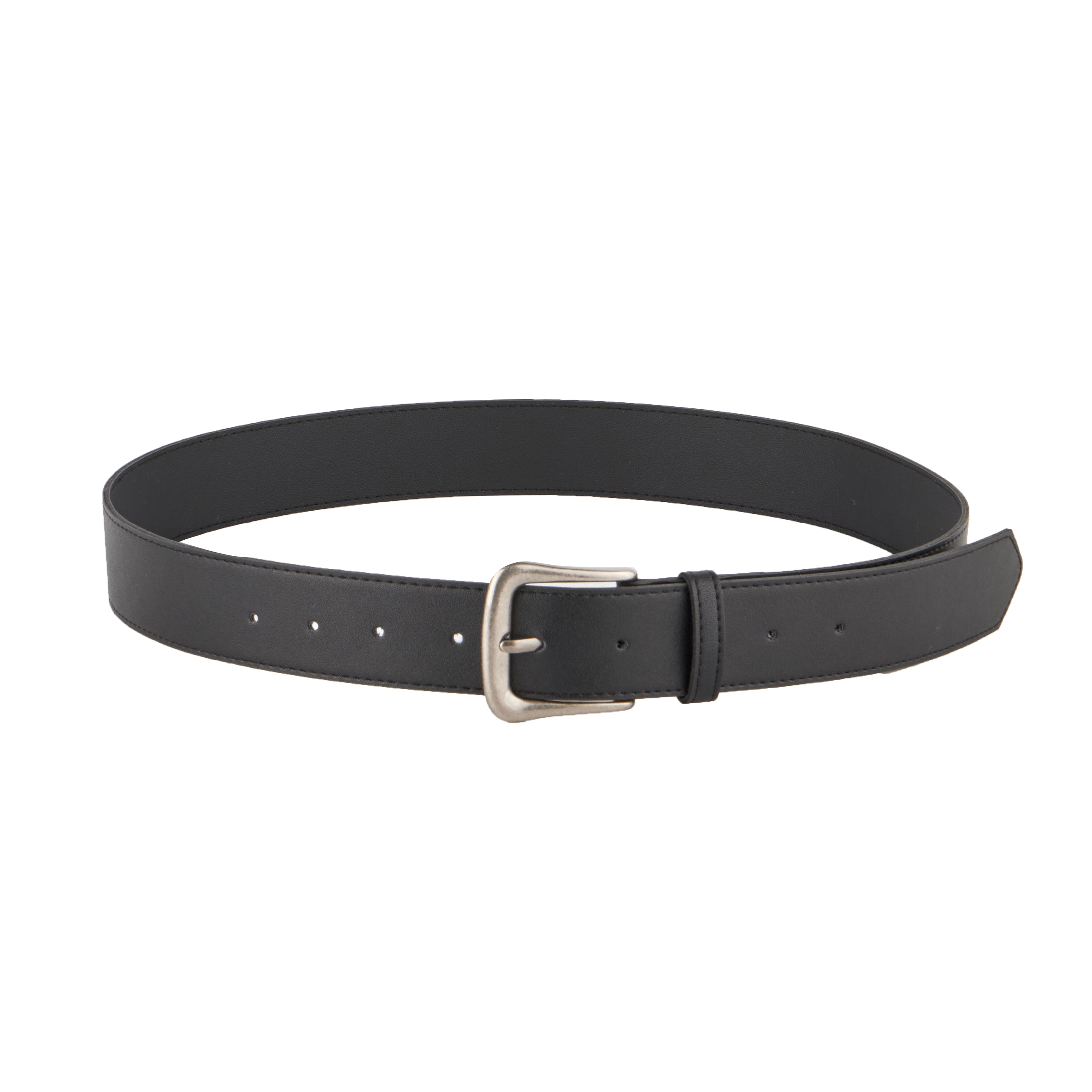 AT-556 Silver Buckle Belt