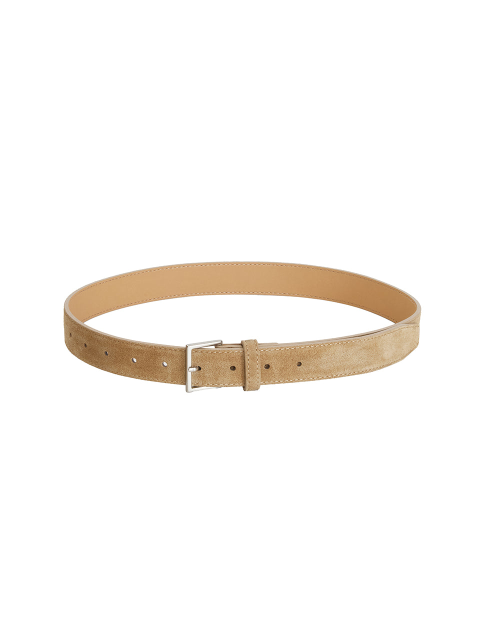 AT-558 Suede Silver Belt