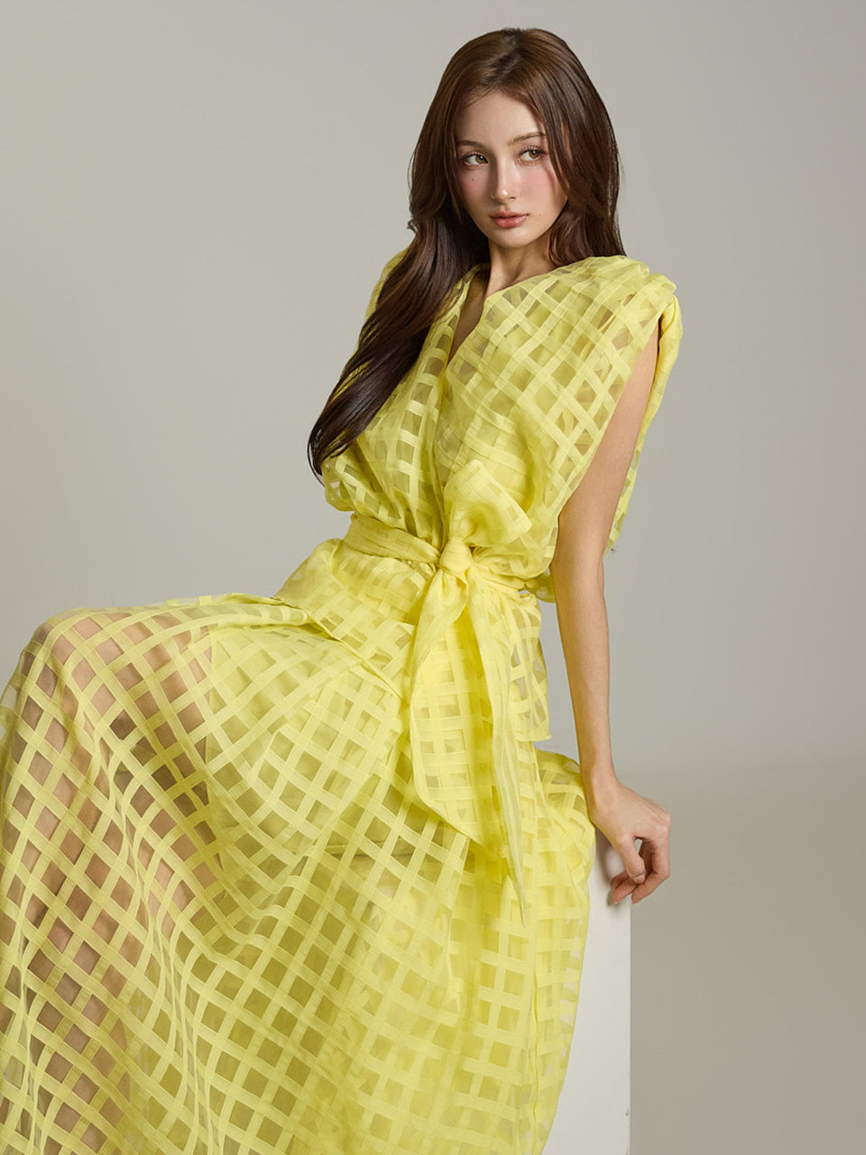 B3057 Sleeveless Blouse with Strap