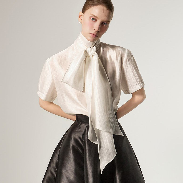 B3181 ハイネックブラウス