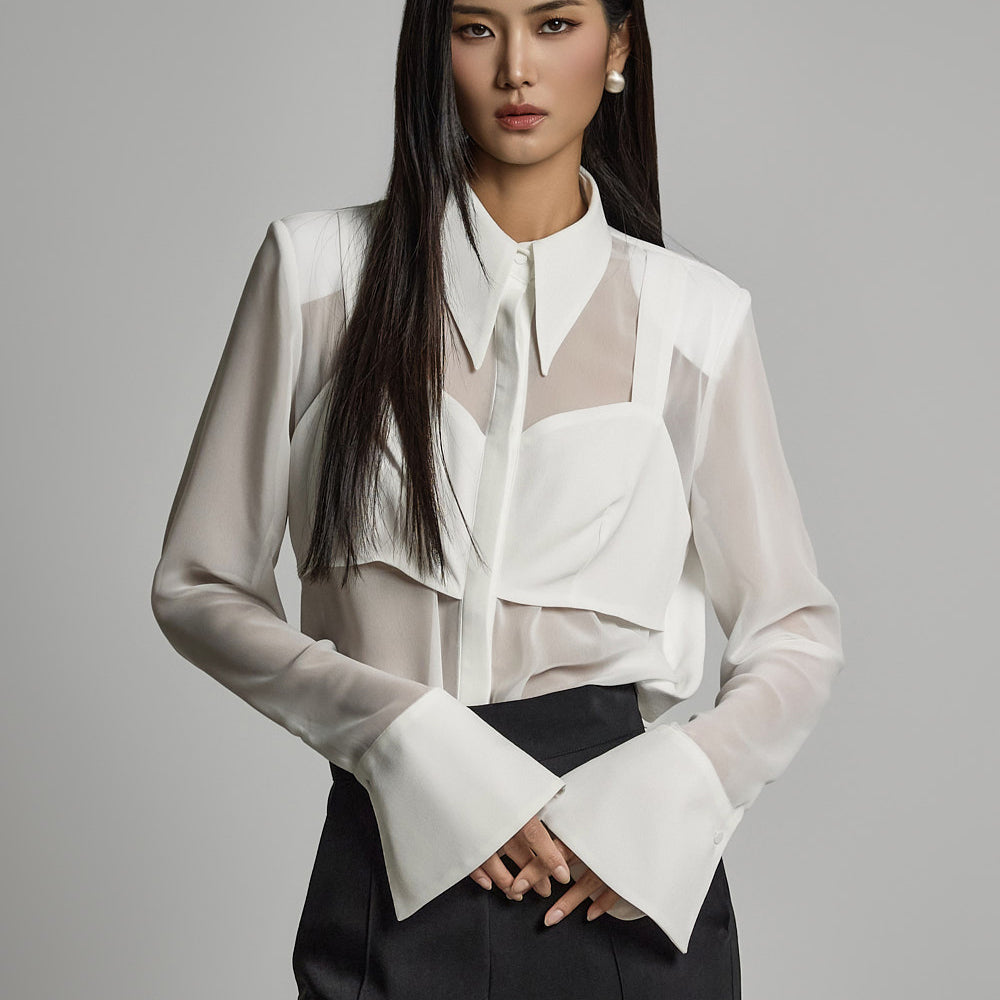 B9193 シアーブラウス