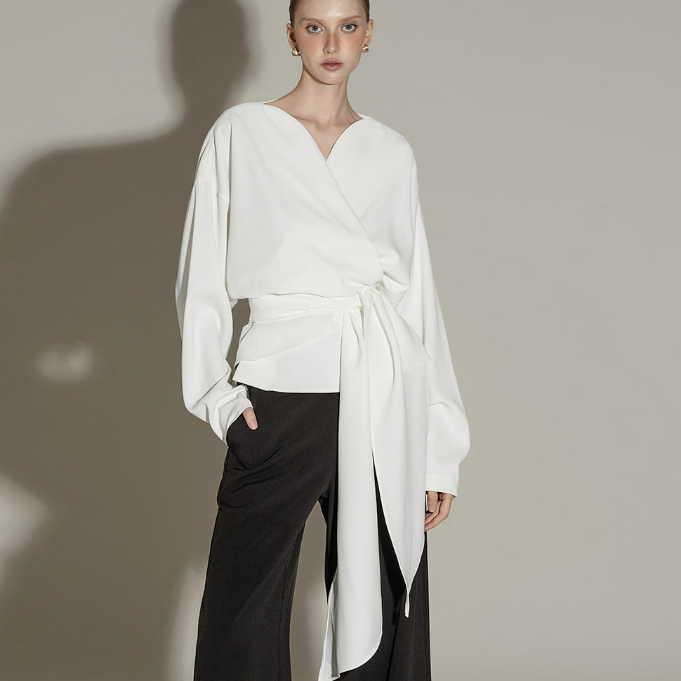B9200 Wrap Blouse