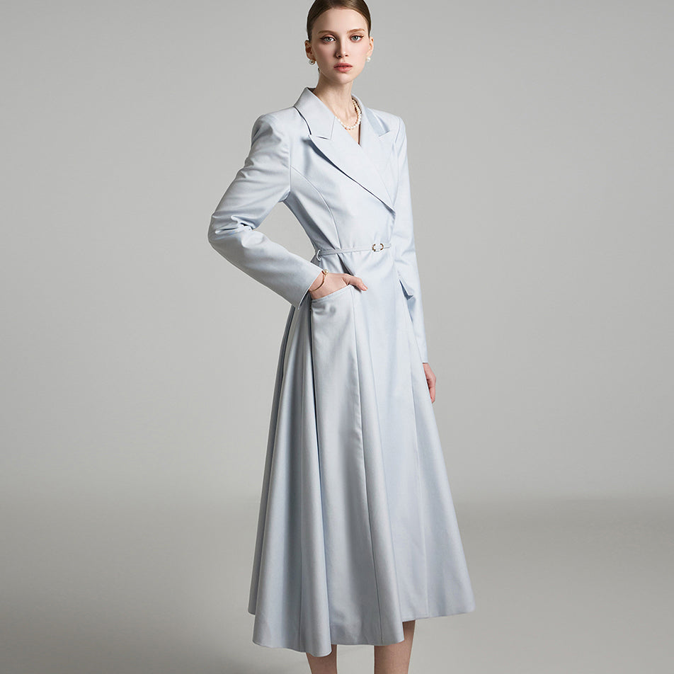 D5173 Flared Dress with Belt