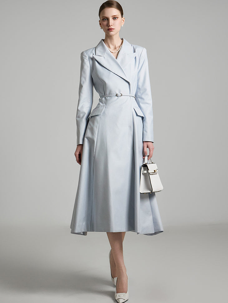 D5173 Flared Dress with Belt