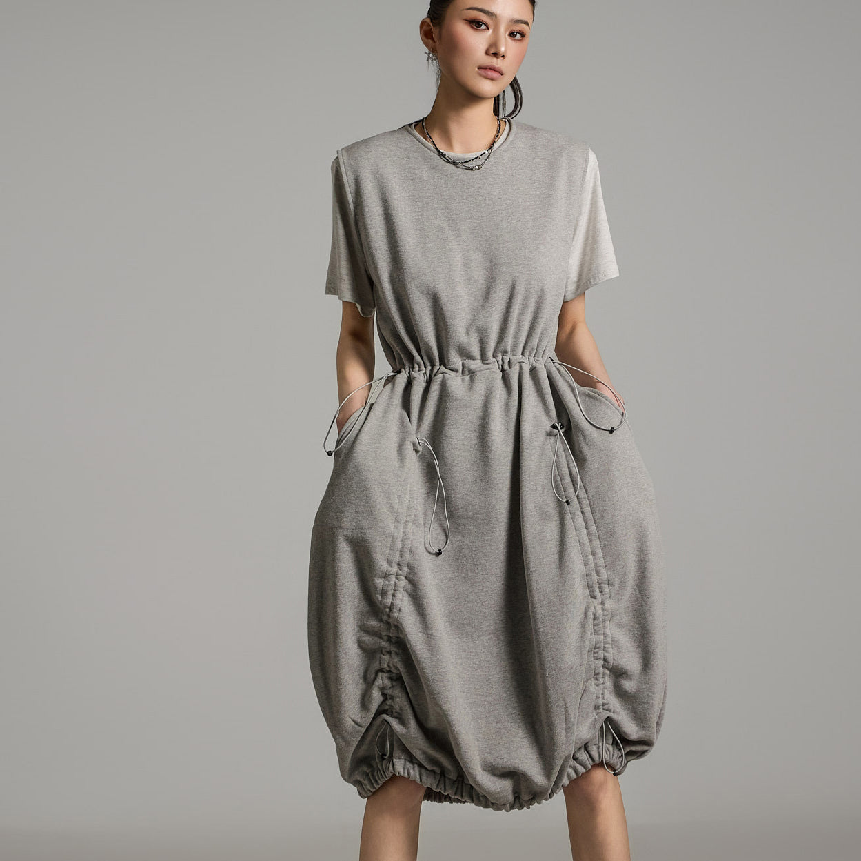 D5204 系带连衣裙