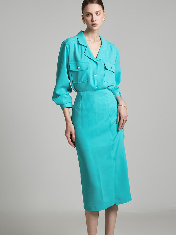 D5212 Shirt Two Piece Set