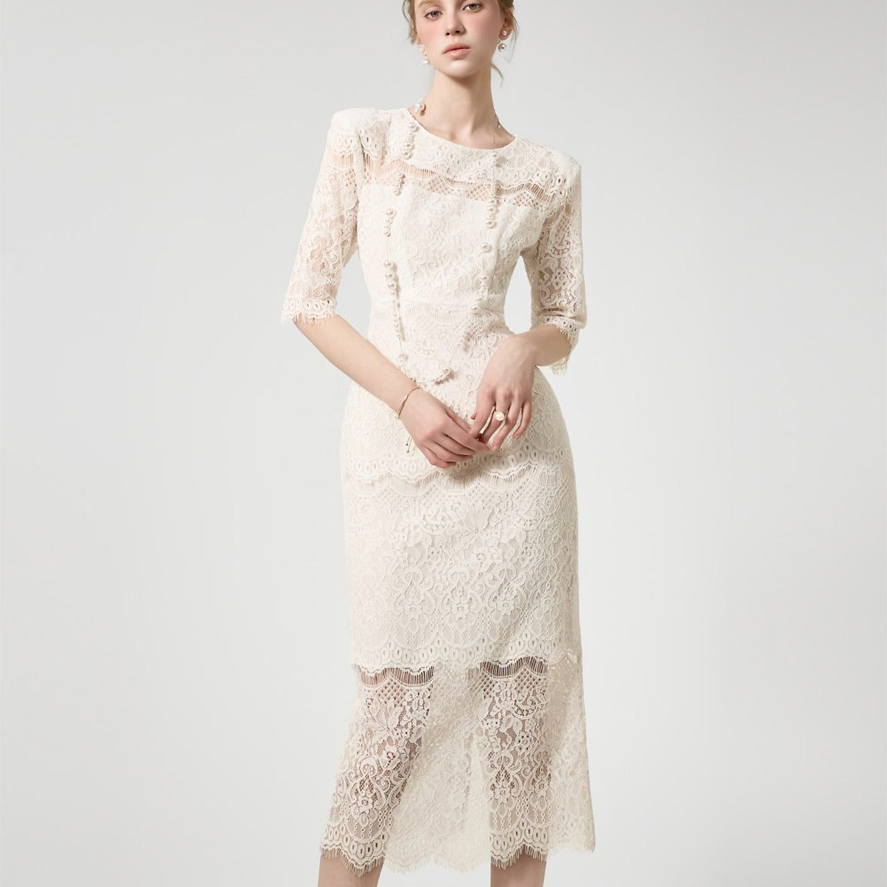 D5224 Lace Dress