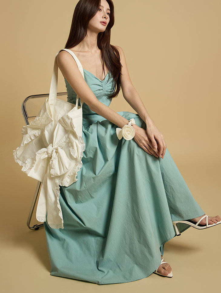 D5247 Shirring Dress