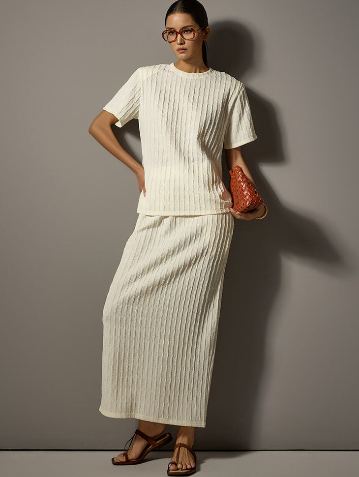 D5265 ニットツーピースセット