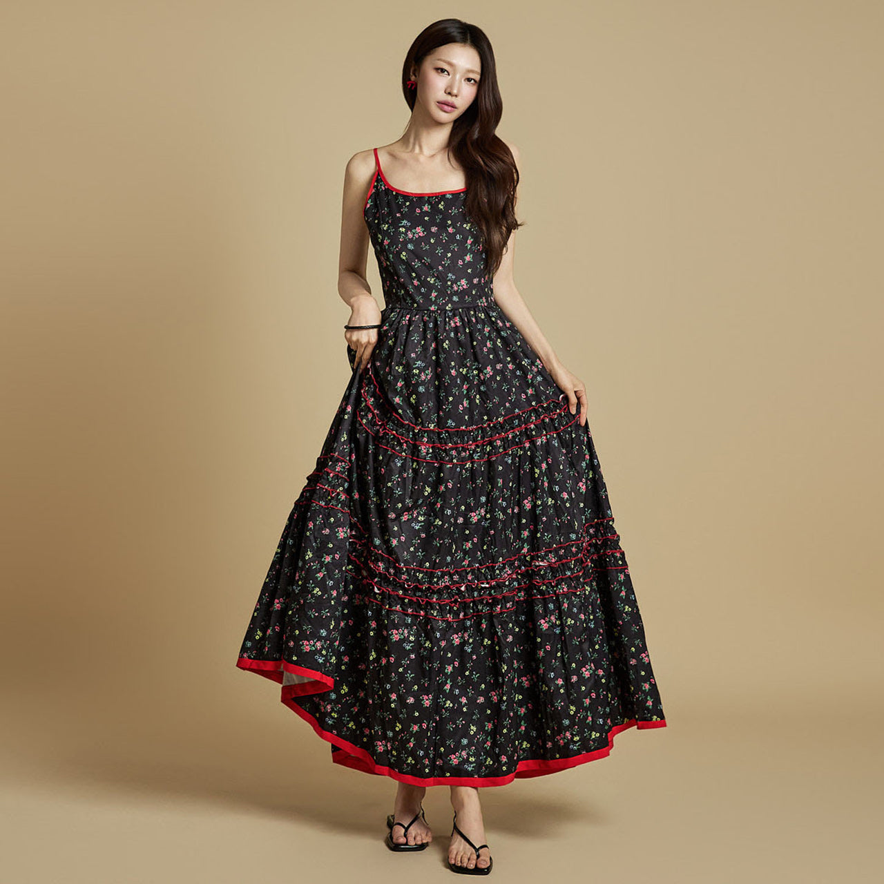 D5305 Floral Dress