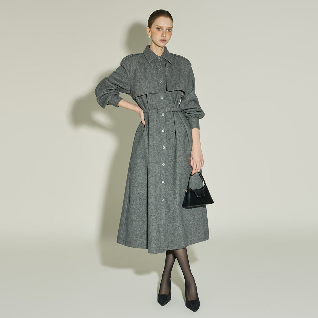 D5403 Trench Dress