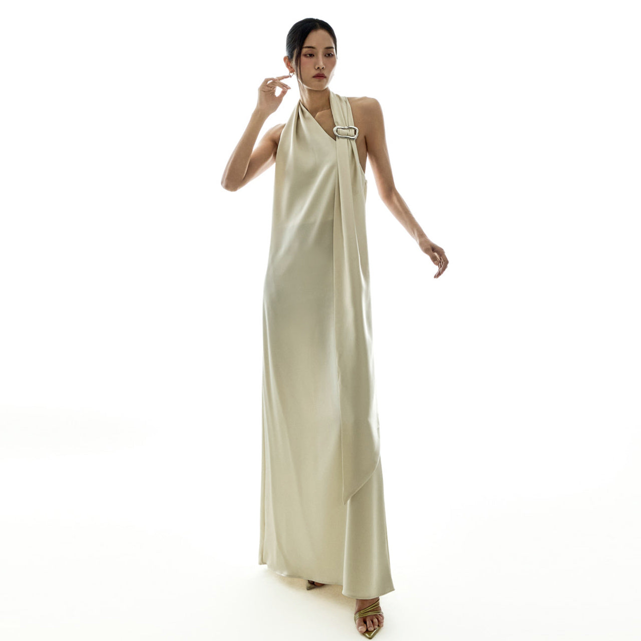 D5420 Drape Dress