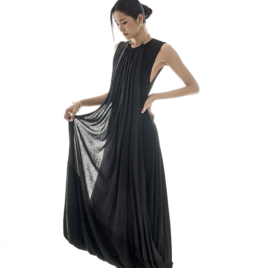 D5421 Drape Dress