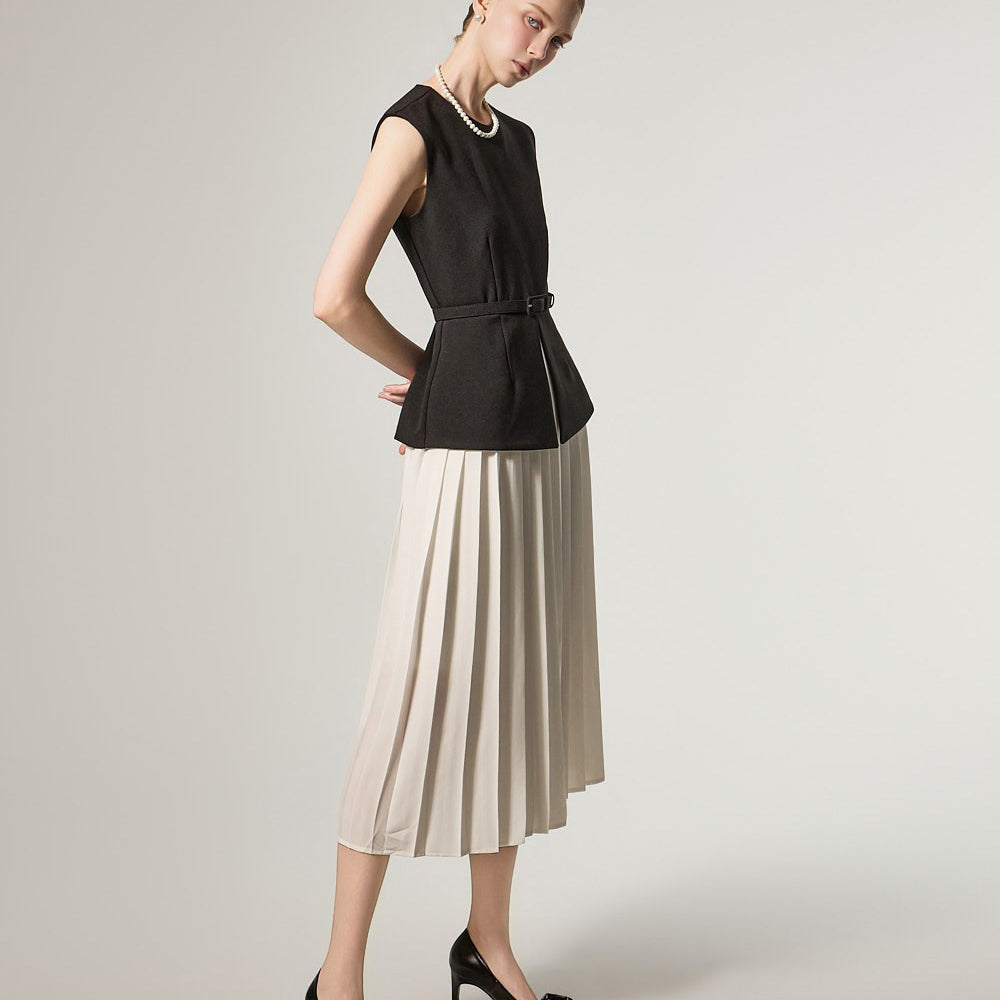 D5492 Color-Blocked Dress