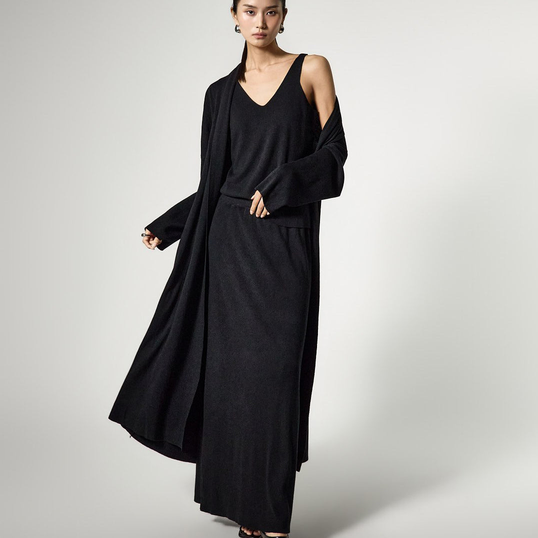 D5498 开衫三件套