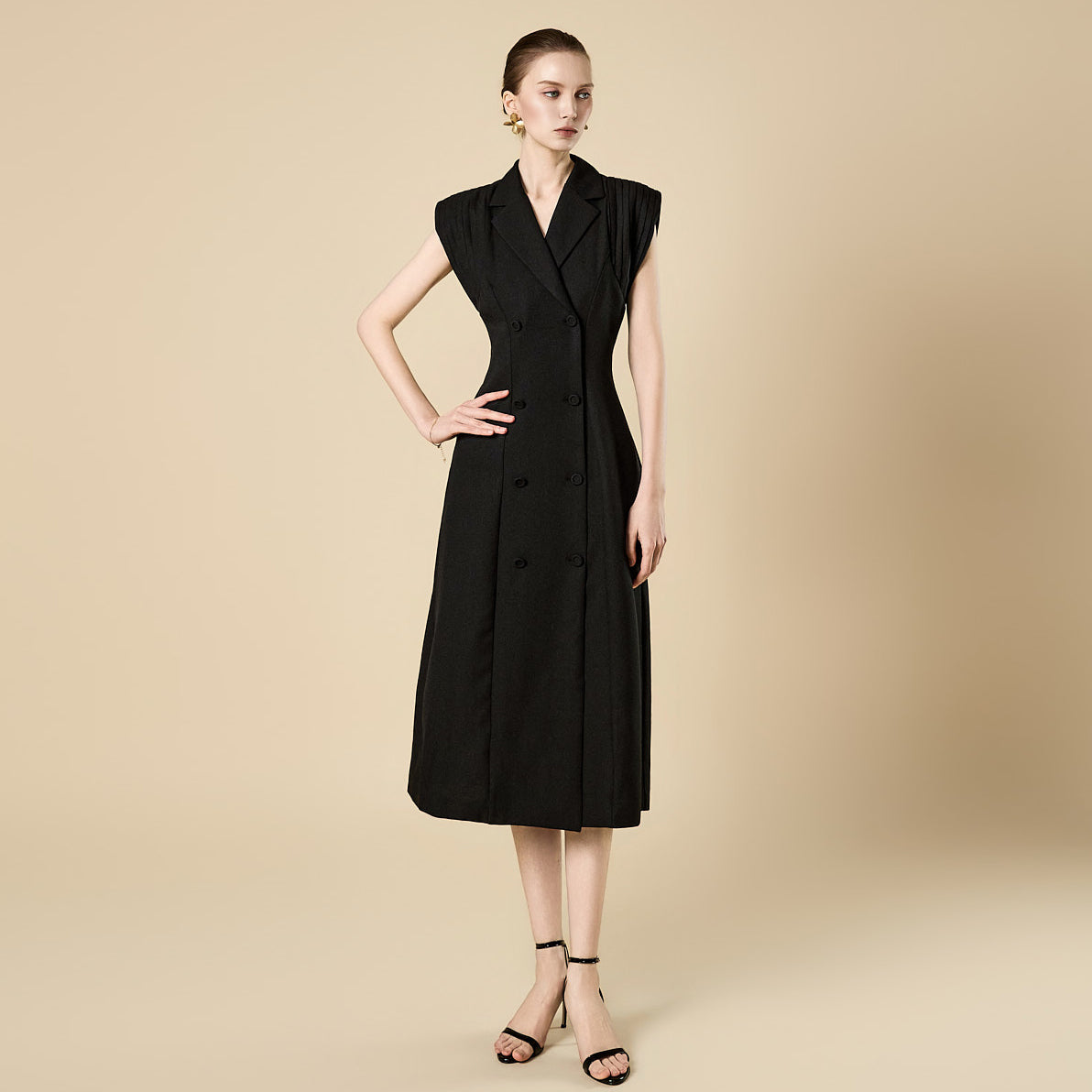 D5574 Tailored Vest Dress