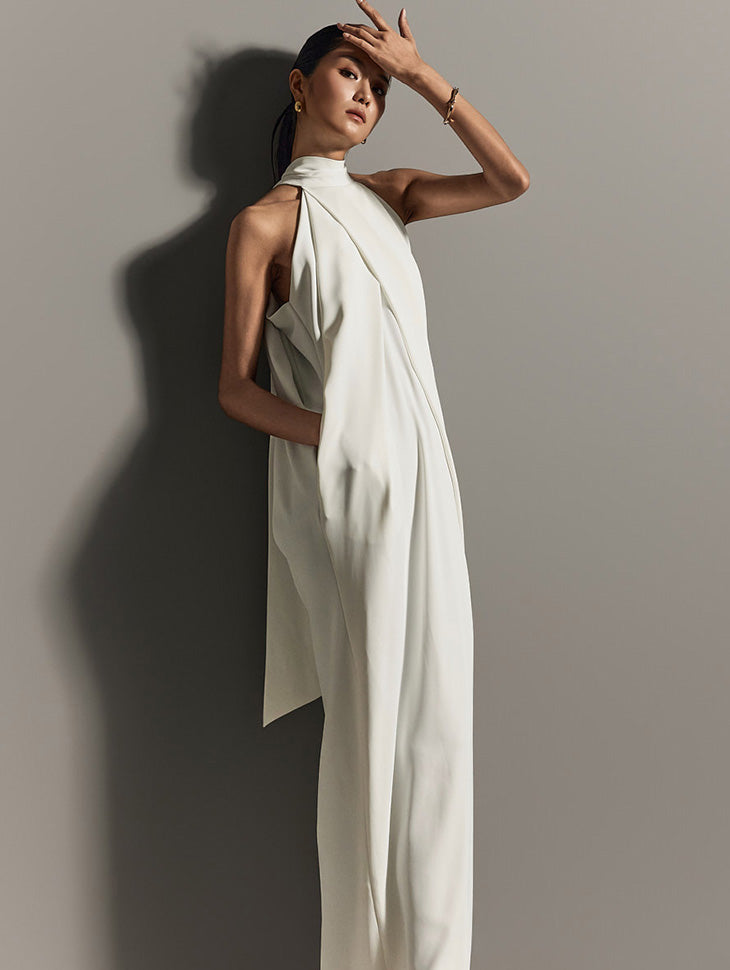 D9371 Halterneck Cross Dress