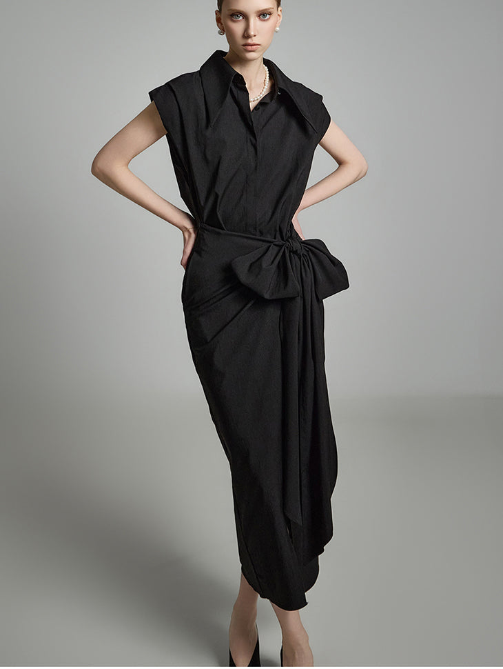 D9528 Shirt Dress with Strap