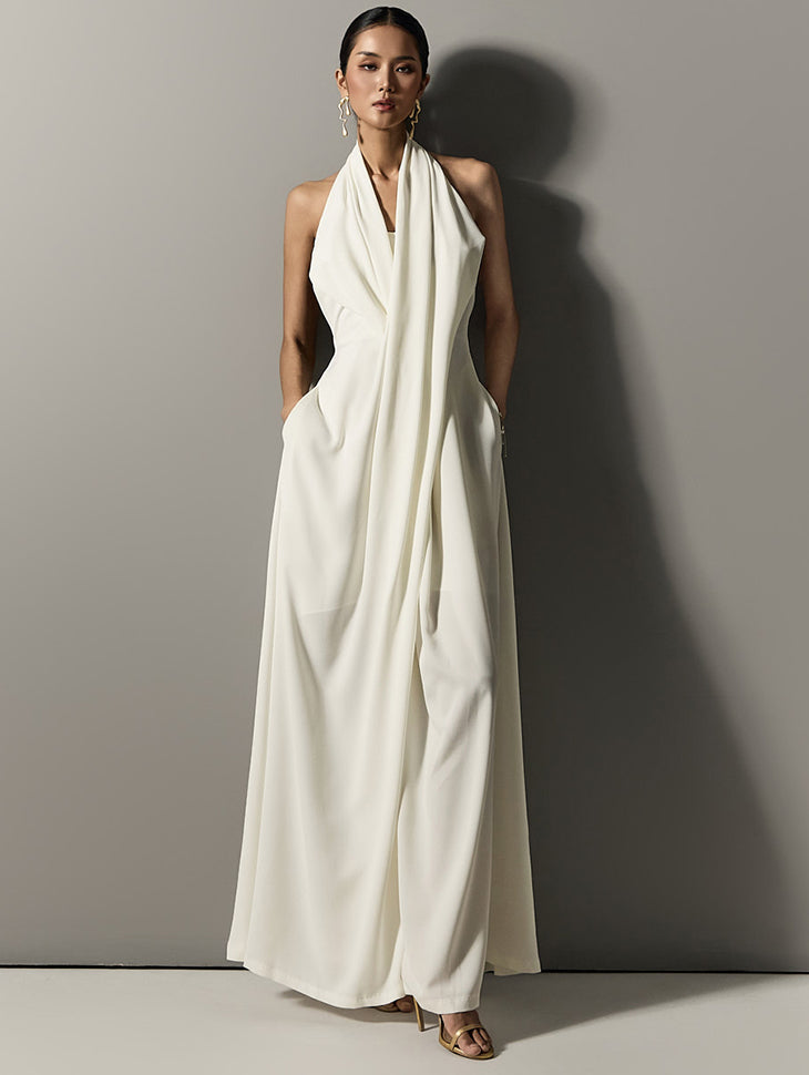 D9535 Halterneck Dress