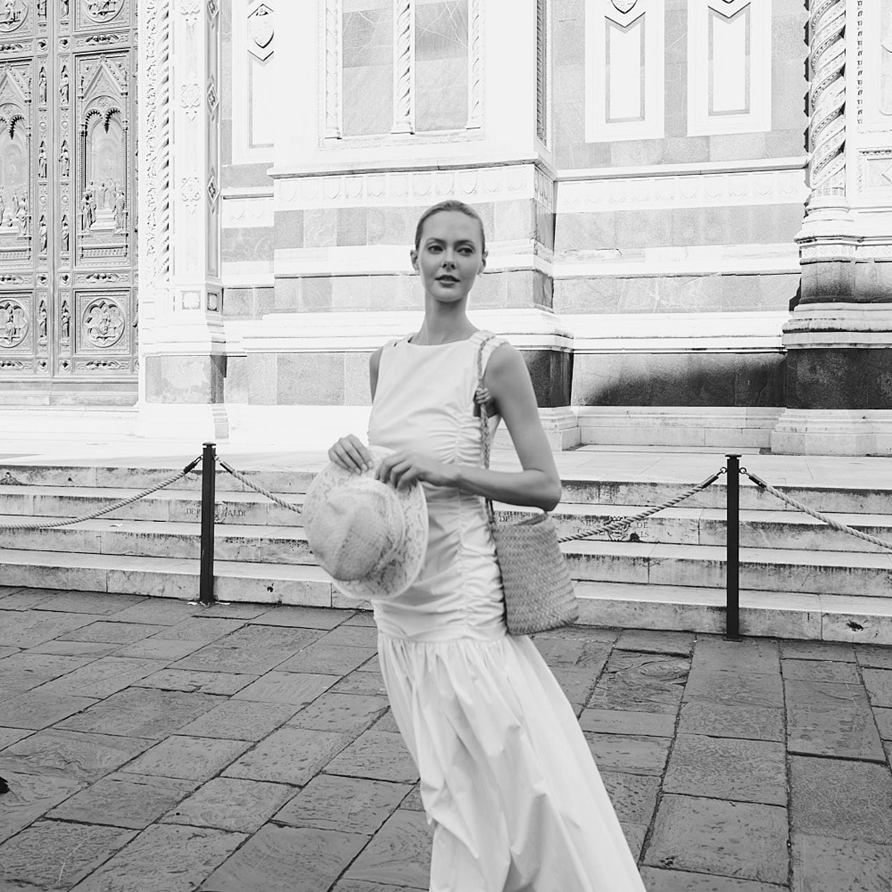 D9548 Shirring Maxi Dress